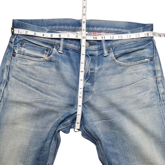 Fabric-Brand & Co. | Men | Japanese Selvedge Slim Straight Denim Jeans | Sz 31 - Picture 4 of 16